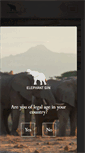 Mobile Screenshot of elephant-gin.com