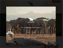 Tablet Screenshot of elephant-gin.com